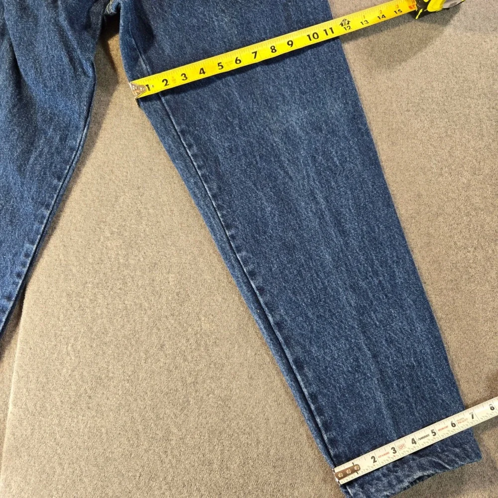 Vintage Props High Waisted Pleated Mom Jeans Medium Wash Western Womens 8 25 USA